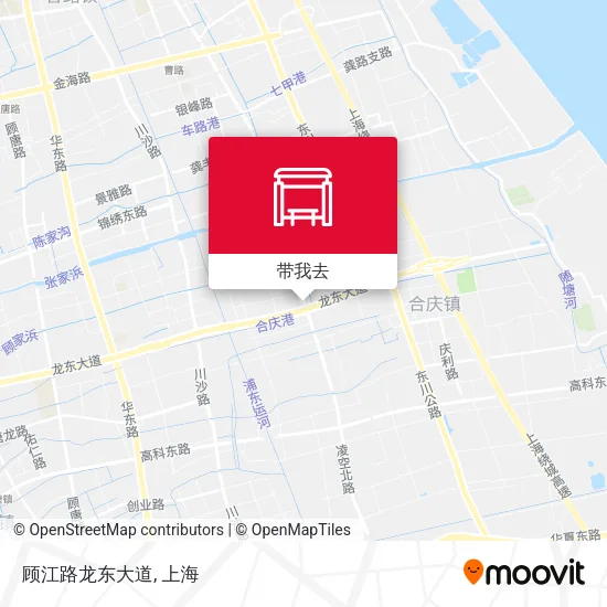 顾江路龙东大道地图