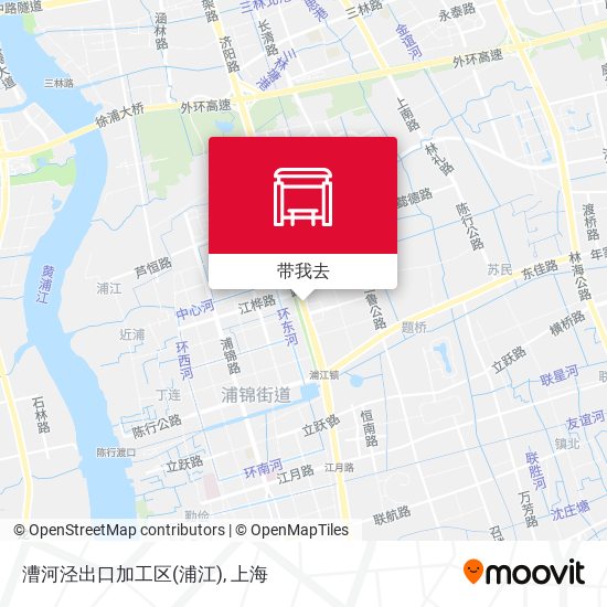 漕河泾出口加工区(浦江)地图