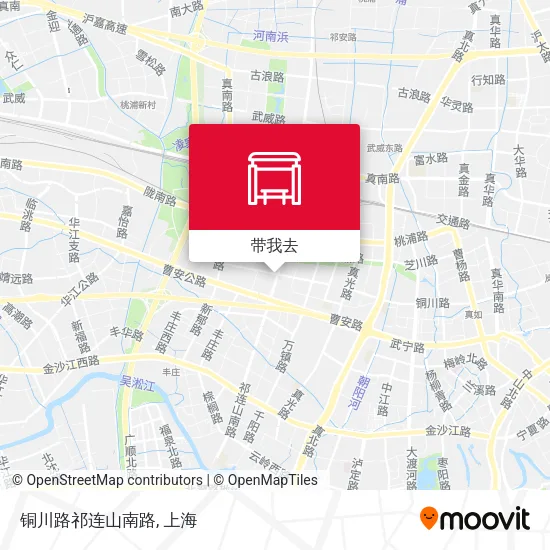 铜川路祁连山南路地图