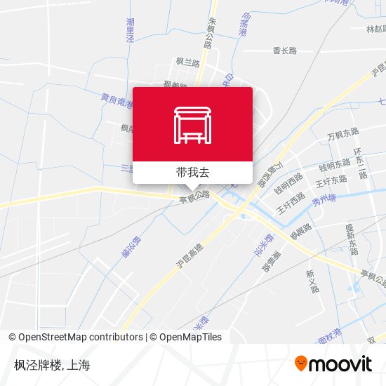 枫泾牌楼地图