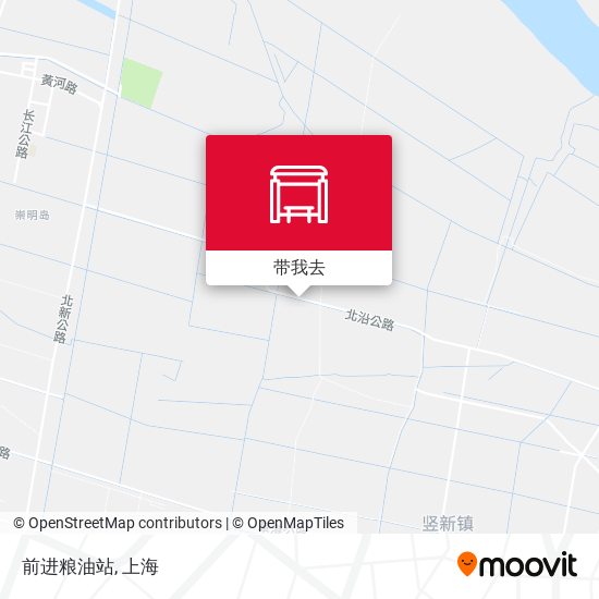 前进粮油站地图