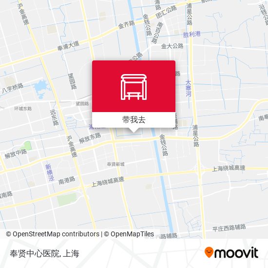奉贤中心医院地图