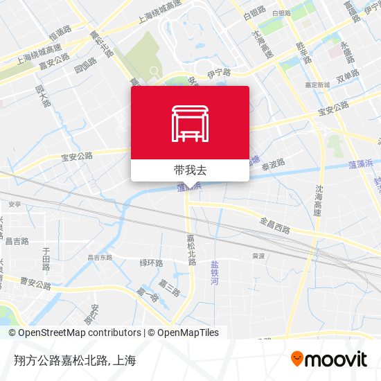 翔方公路嘉松北路地图