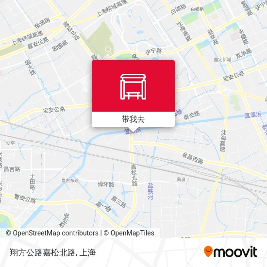 翔方公路嘉松北路地图