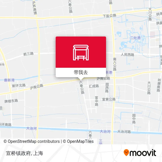 宣桥镇政府地图