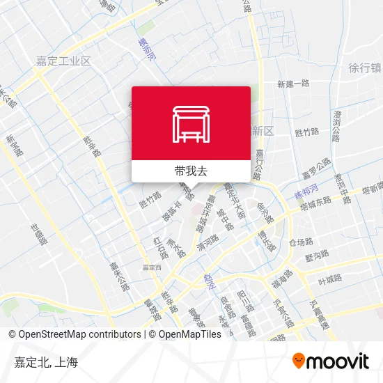 嘉定北地图