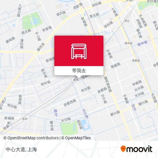 中心大道地图