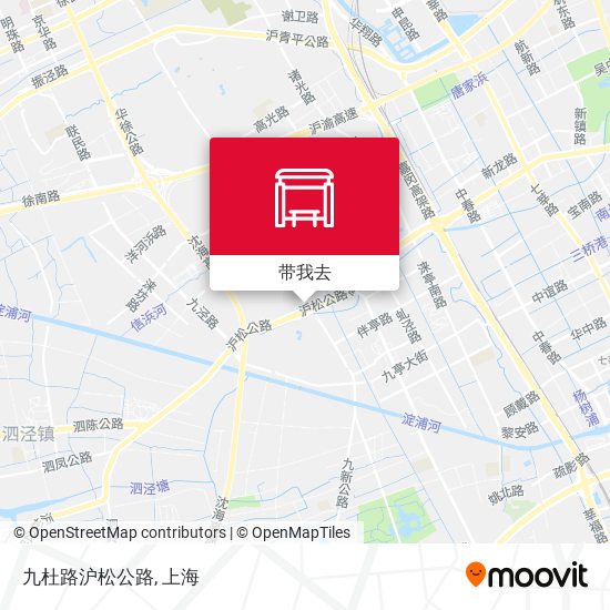九杜路沪松公路地图