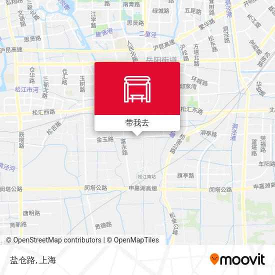 盐仓路地图