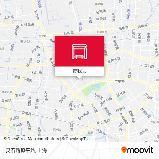 灵石路原平路地图