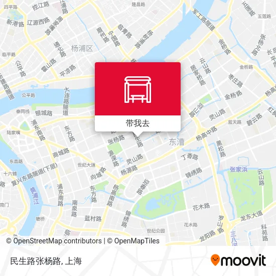 民生路张杨路地图