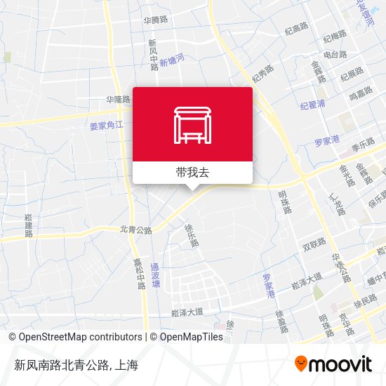 新凤南路北青公路地图