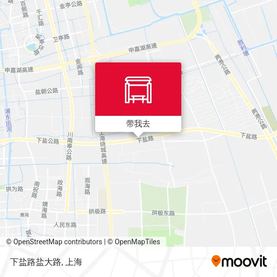 下盐路盐大路地图