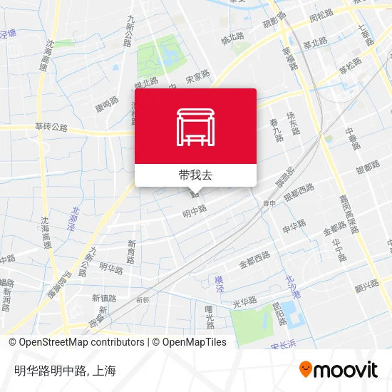 明华路明中路地图