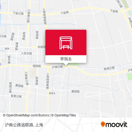 沪南公路远联路地图