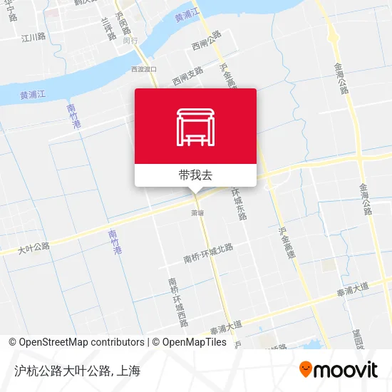 沪杭公路大叶公路地图