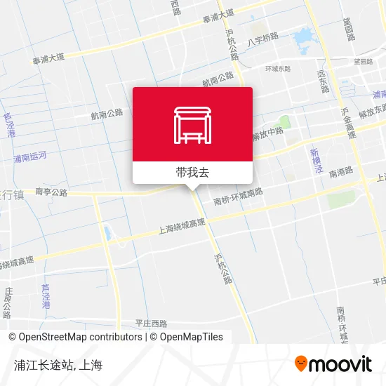 浦江长途站地图