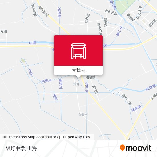 钱圩中学地图