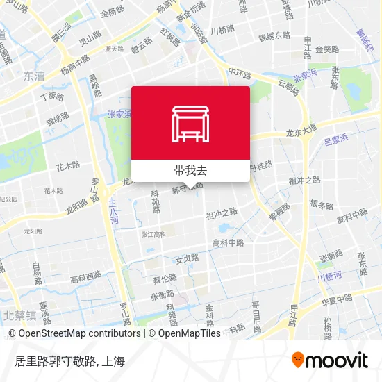 居里路郭守敬路地图