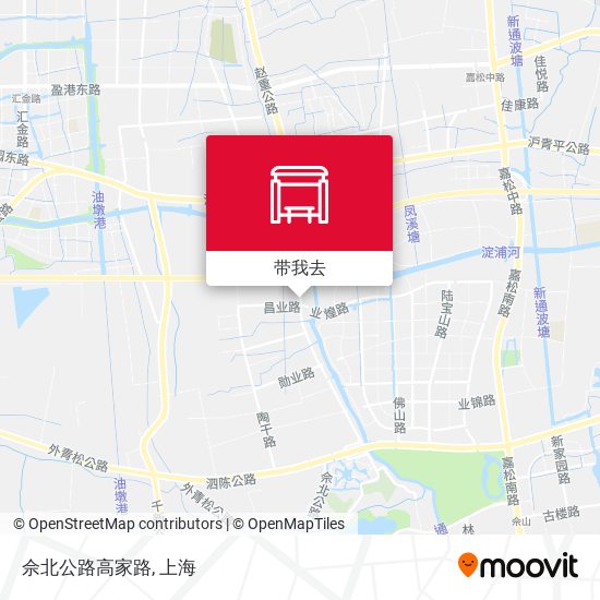 佘北公路高家路地图