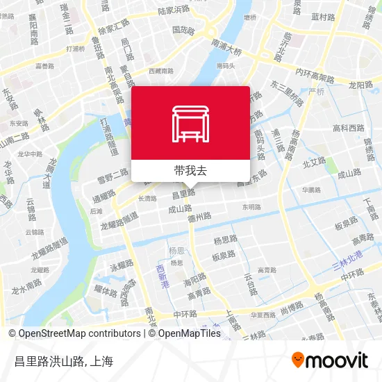 昌里路洪山路地图