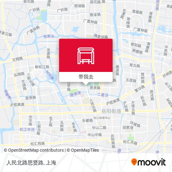 人民北路思贤路地图