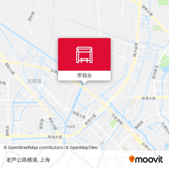 老芦公路横港地图