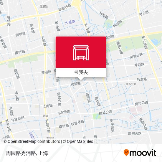 周园路秀浦路地图