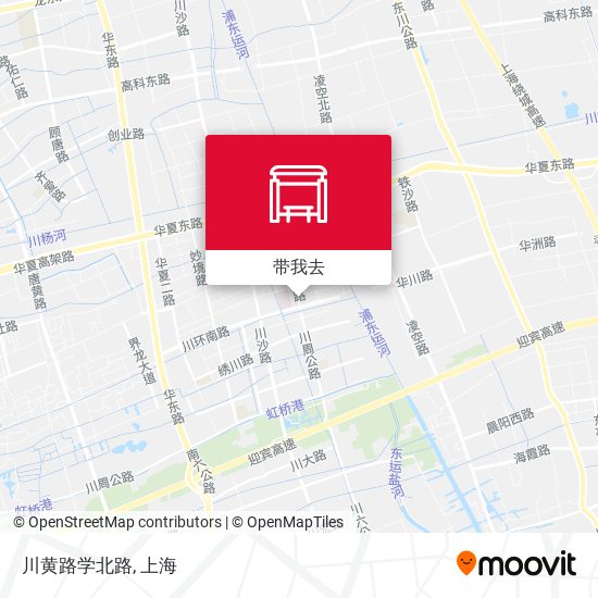 川黄路学北路地图