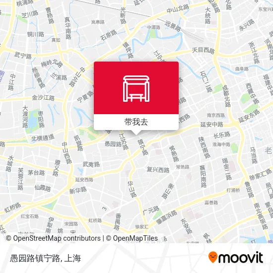 愚园路镇宁路地图