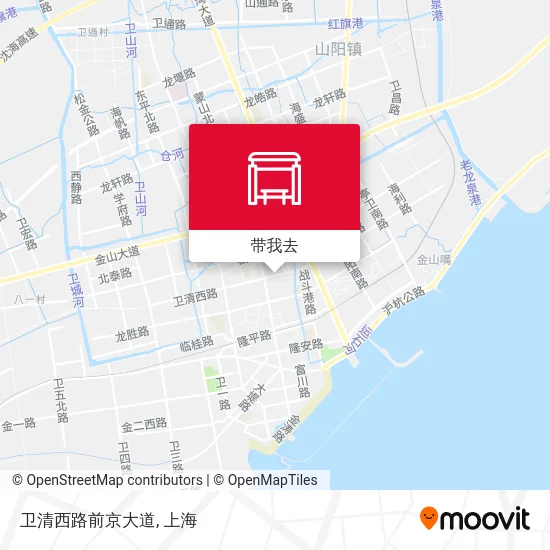 卫清西路前京大道地图