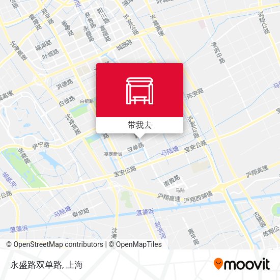 永盛路双单路地图