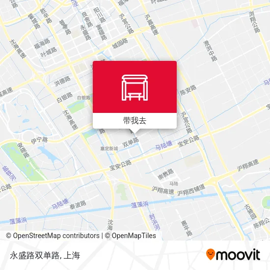 永盛路双单路地图