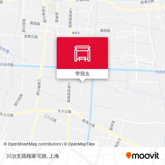 川治支路顾家宅路地图