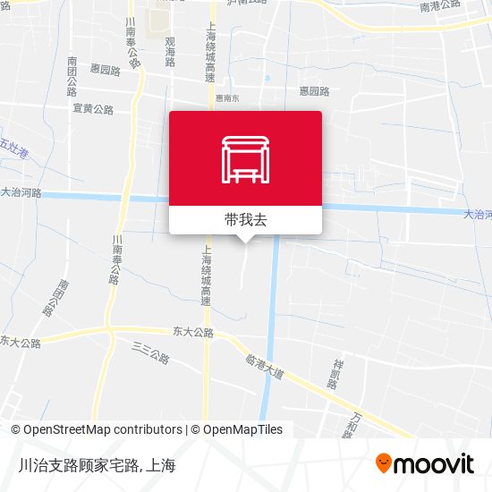 川治支路顾家宅路地图