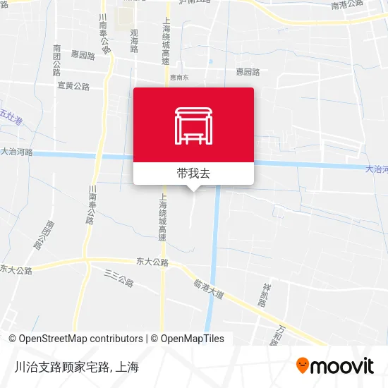 川治支路顾家宅路地图