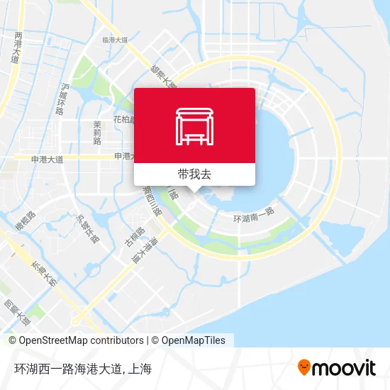 环湖西一路海港大道地图