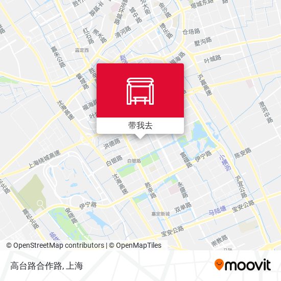 高台路合作路地图