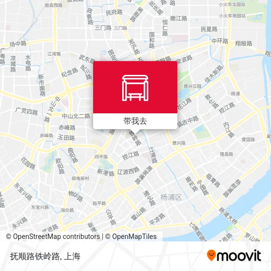 抚顺路铁岭路地图