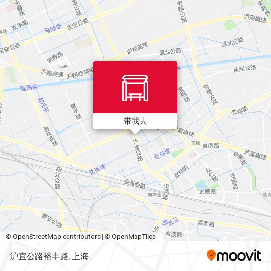 沪宜公路裕丰路地图