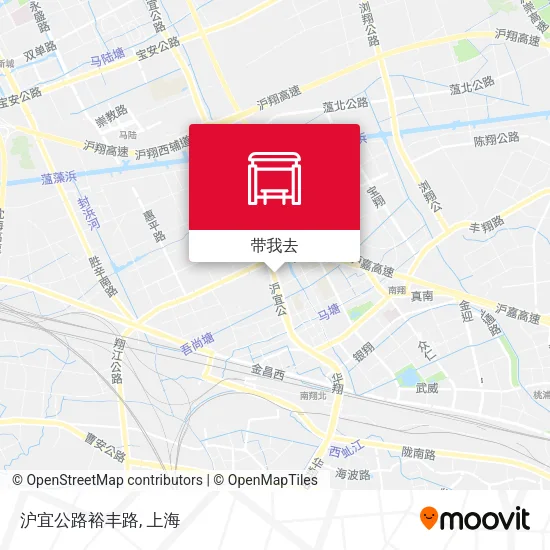 沪宜公路裕丰路地图