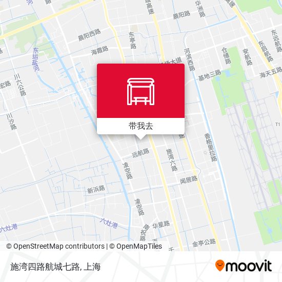 施湾四路航城七路地图