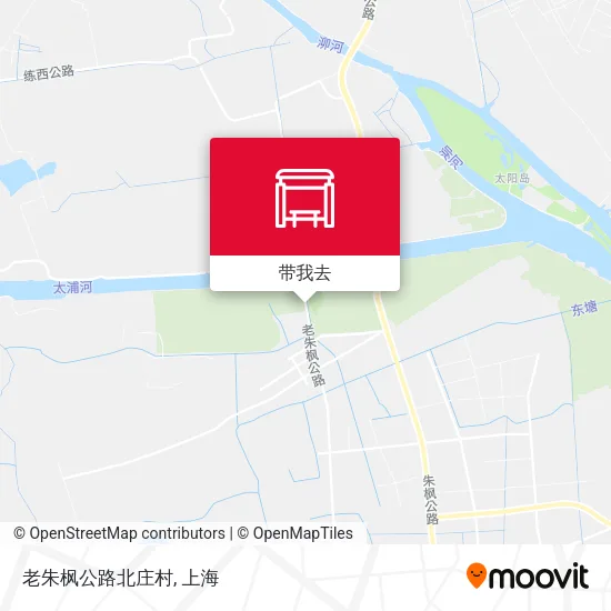 老朱枫公路北庄村地图