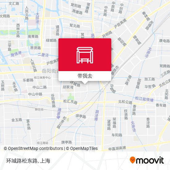 环城路松东路地图