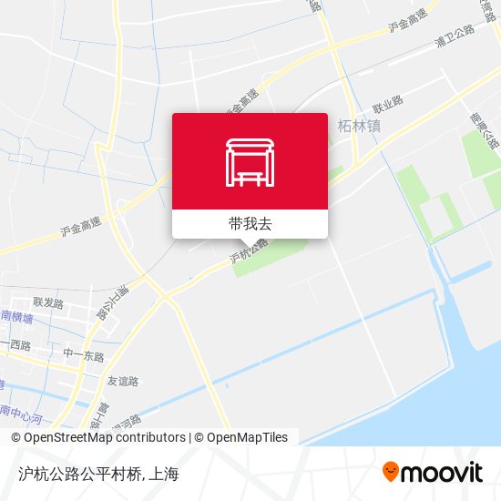 沪杭公路公平村桥地图