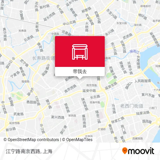 江宁路南京西路地图