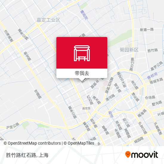 胜竹路红石路地图