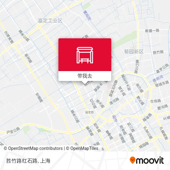 胜竹路红石路地图