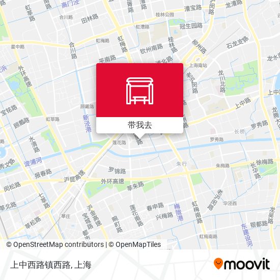 上中西路镇西路地图