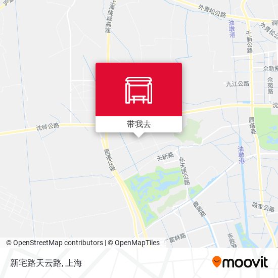 新宅路天云路地图